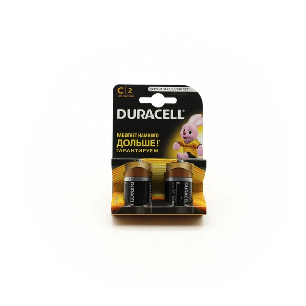 Батарейка "DURACELL" Basic LR 14 (2шт/уп) — фото 1