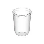 Стакан одноразовый пластиковый 375мл Bubble Cup с U-образным дном глянец — фото 1