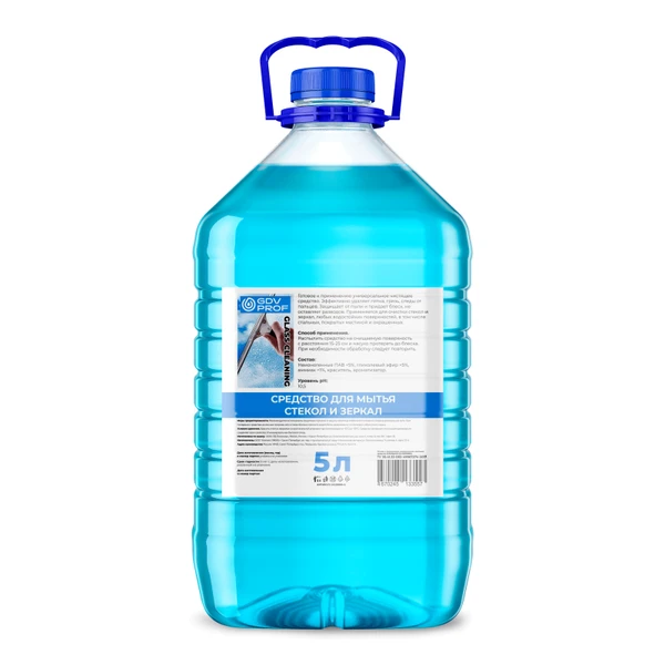 Средство для мытья стекол и зеркал GDV PROF Glass Cleaning 5 л (артикул производителя GC29895-5) — фото 1